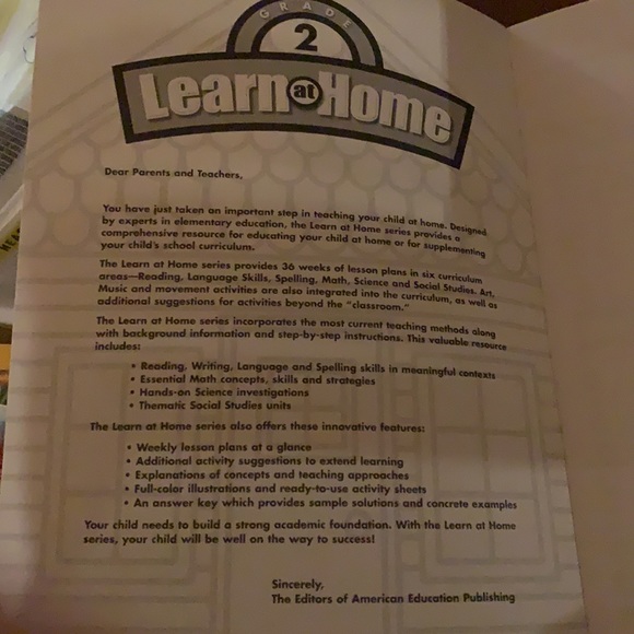 Grade 2 Learn at Home Curriculum - Picture 3 of 5